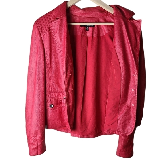 Proportion Petite Conrad C red long-sleeved jacket - Picture 4 of 12